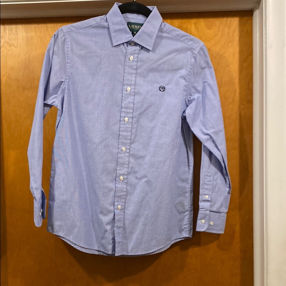 Men's Blue Dress Shirt